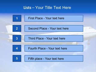 Wings Airport Business PowerPoint Template