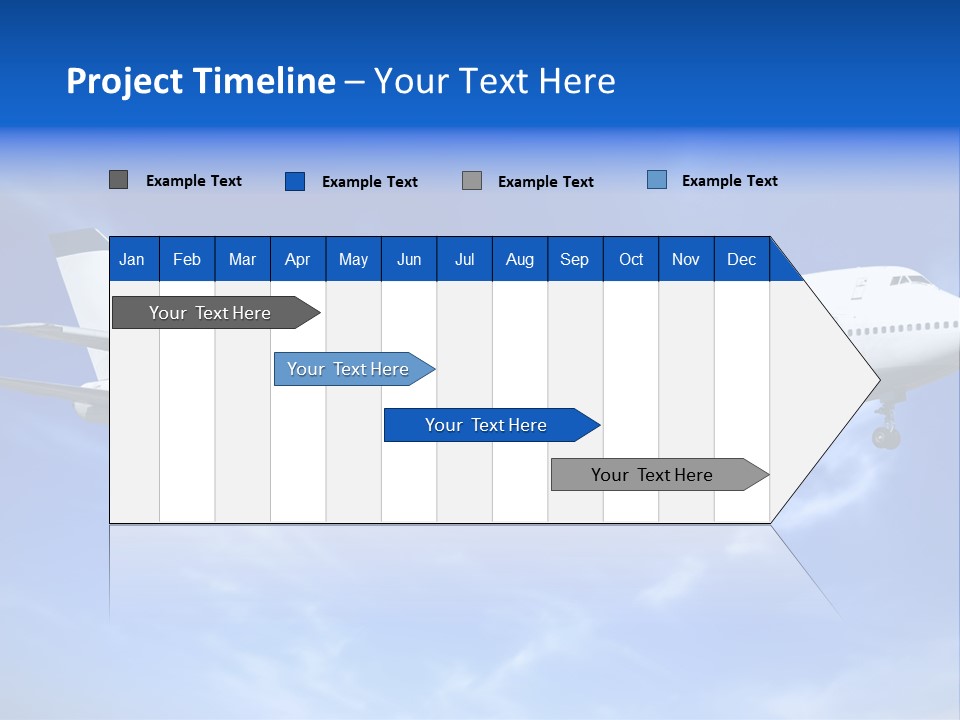 Wings Airport Business PowerPoint Template
