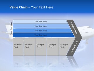 Wings Airport Business PowerPoint Template