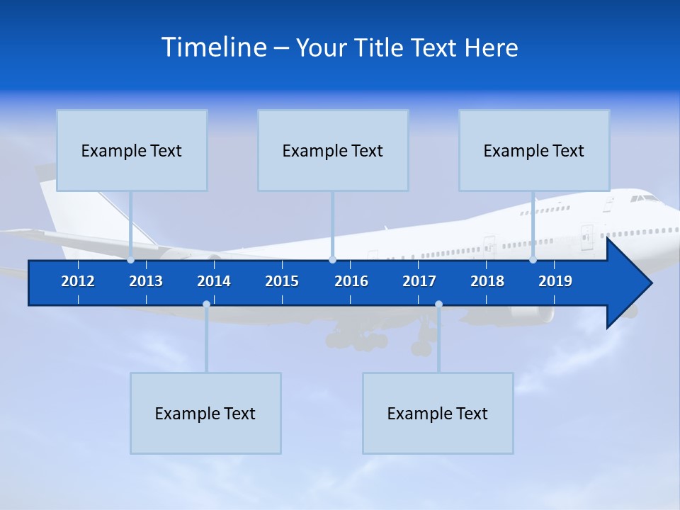 Wings Airport Business PowerPoint Template