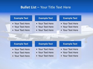 Wings Airport Business PowerPoint Template