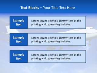 Wings Airport Business PowerPoint Template