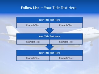 Wings Airport Business PowerPoint Template