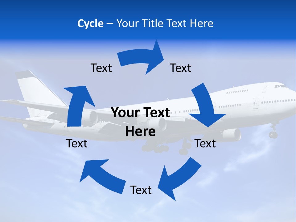 Wings Airport Business PowerPoint Template