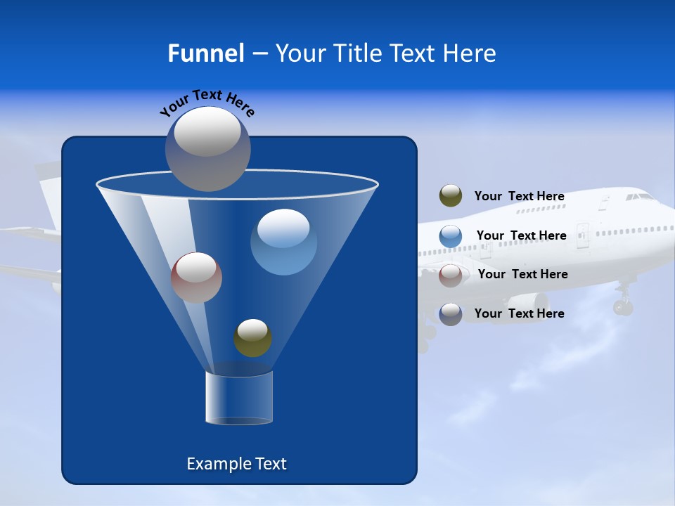 Wings Airport Business PowerPoint Template