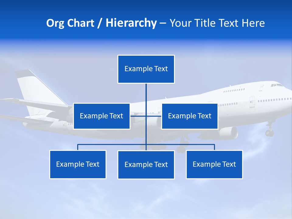 Wings Airport Business PowerPoint Template
