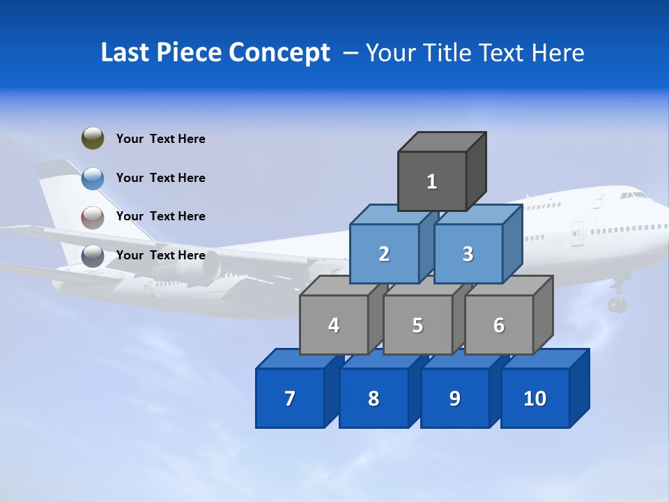 Wings Airport Business PowerPoint Template
