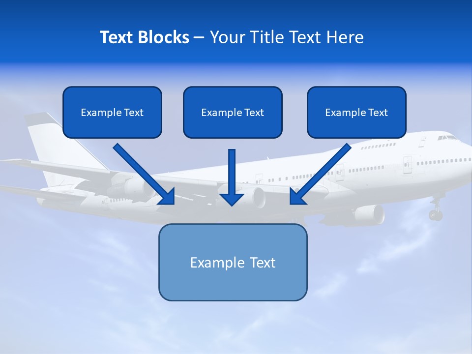 Wings Airport Business PowerPoint Template