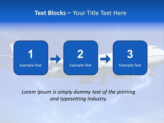 Wings Airport Business PowerPoint Template