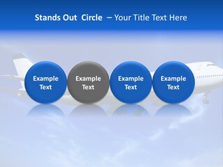 Wings Airport Business PowerPoint Template