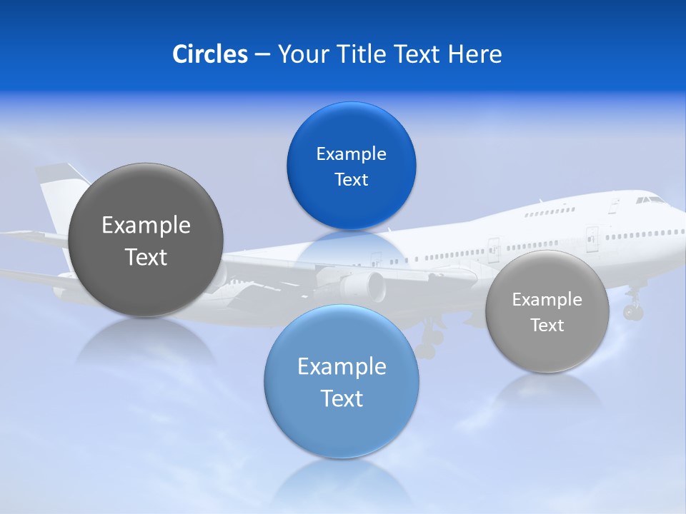 Wings Airport Business PowerPoint Template