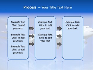 Wings Airport Business PowerPoint Template