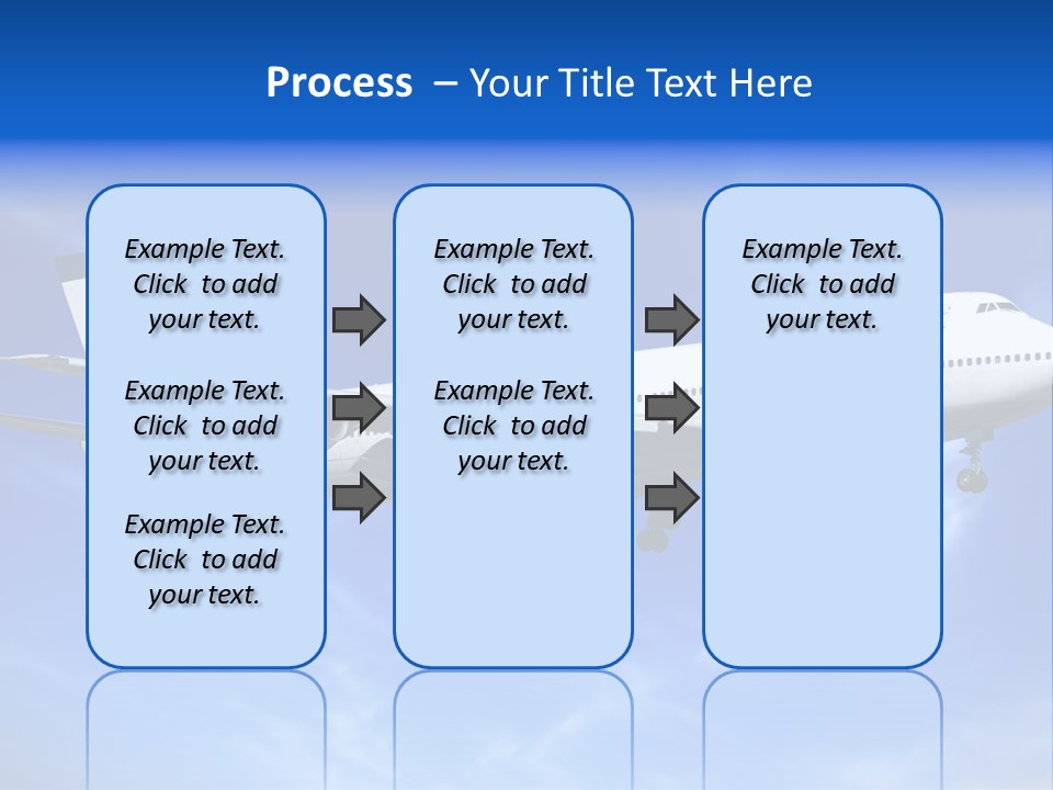 Wings Airport Business PowerPoint Template