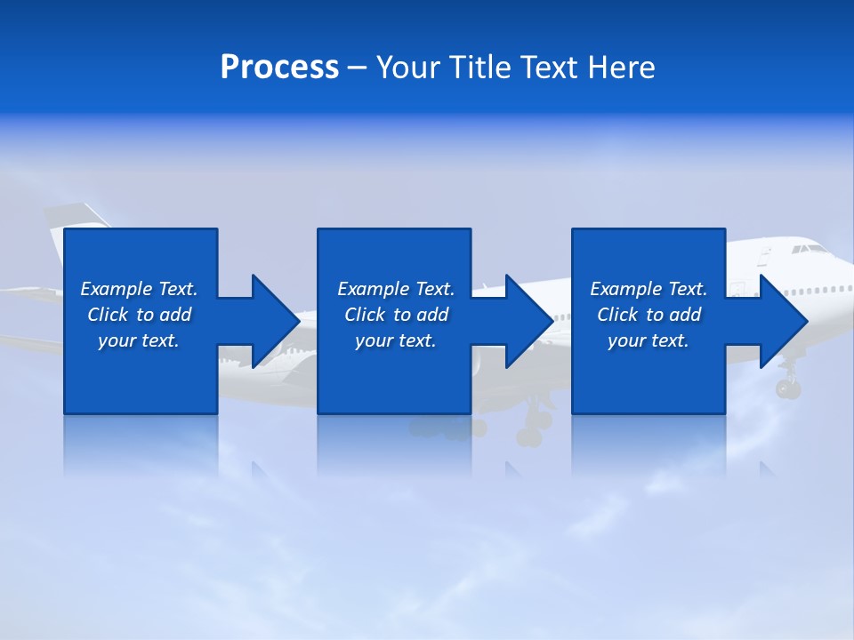 Wings Airport Business PowerPoint Template