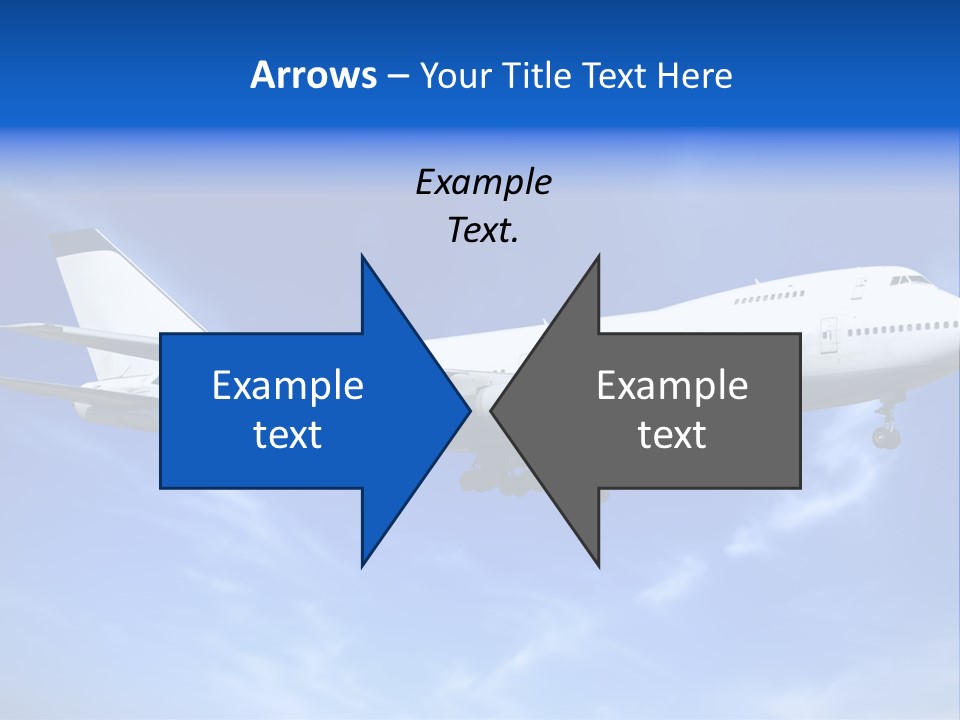 Wings Airport Business PowerPoint Template