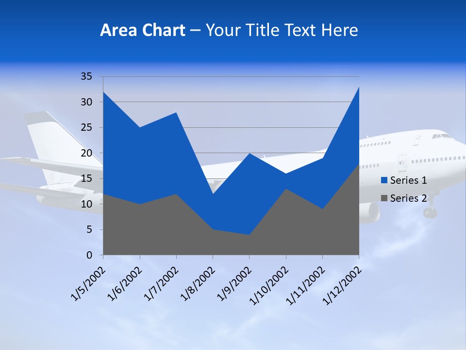 Wings Airport Business PowerPoint Template