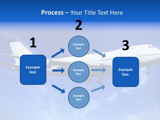 Wings Airport Business PowerPoint Template