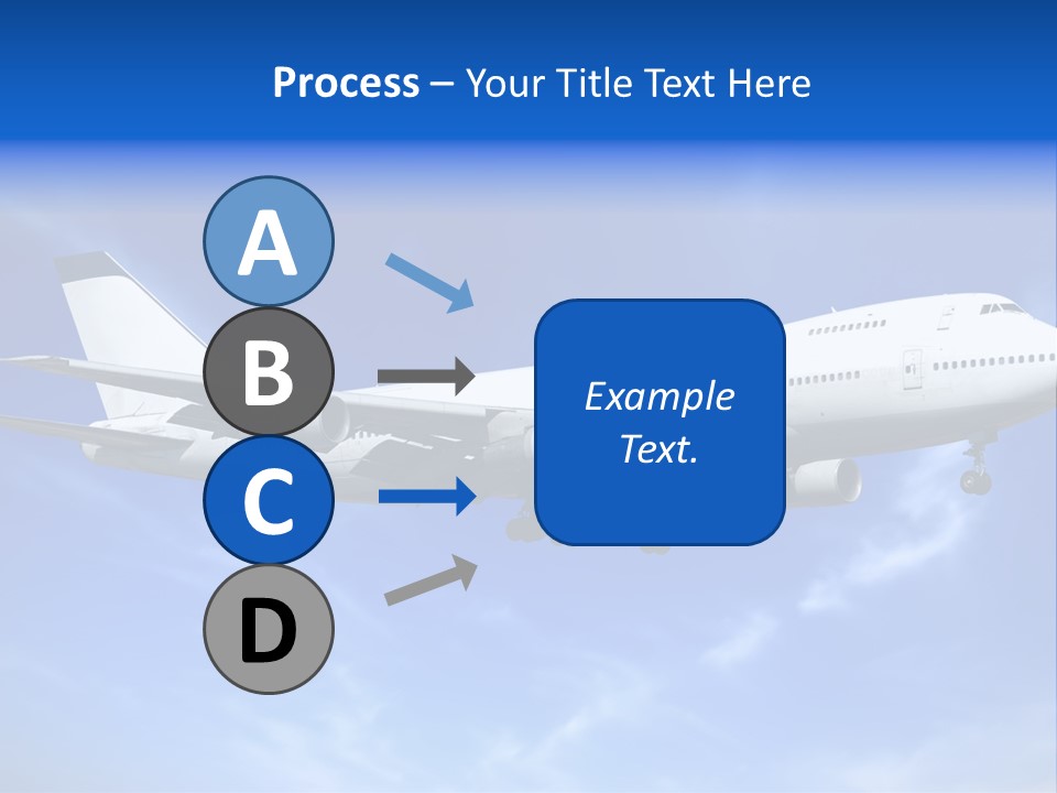 Wings Airport Business PowerPoint Template