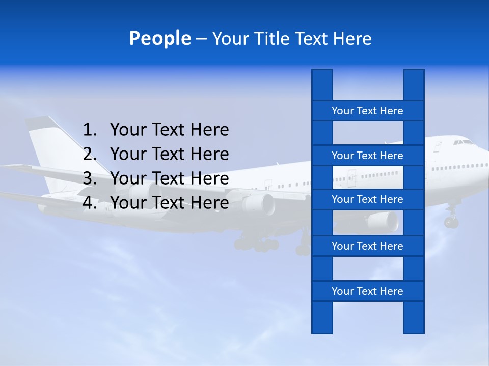 Wings Airport Business PowerPoint Template