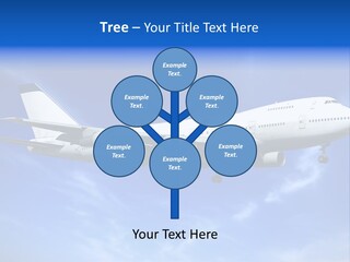 Wings Airport Business PowerPoint Template