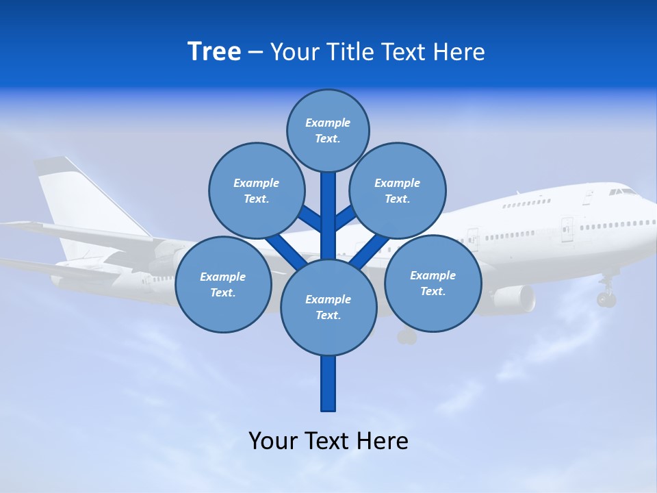 Wings Airport Business PowerPoint Template