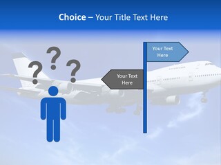 Wings Airport Business PowerPoint Template