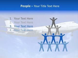 Wings Airport Business PowerPoint Template