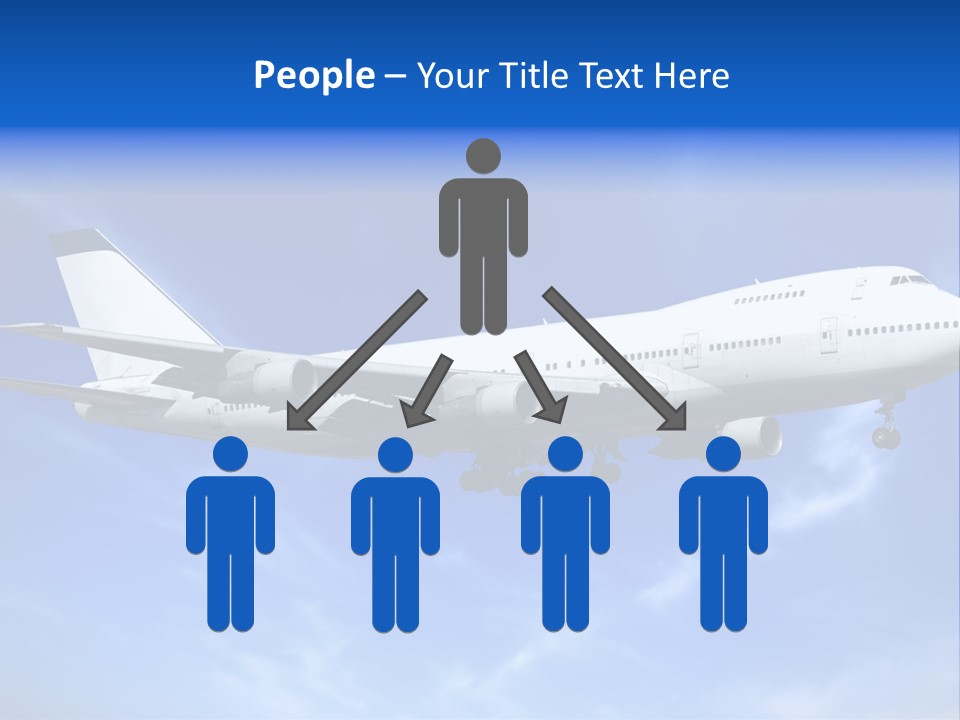 Wings Airport Business PowerPoint Template