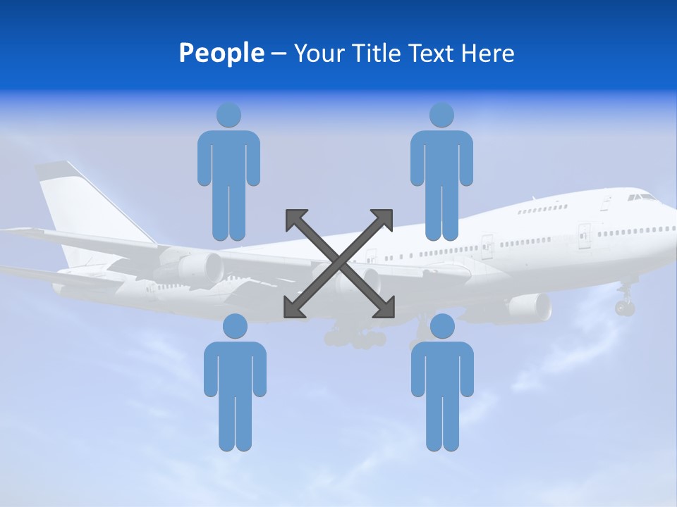 Wings Airport Business PowerPoint Template