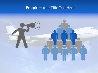 Wings Airport Business PowerPoint Template