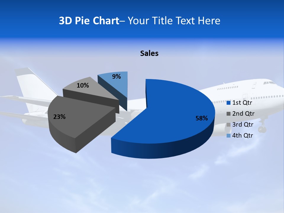 Wings Airport Business PowerPoint Template