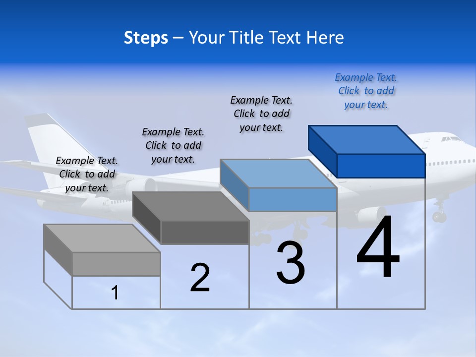 Wings Airport Business PowerPoint Template