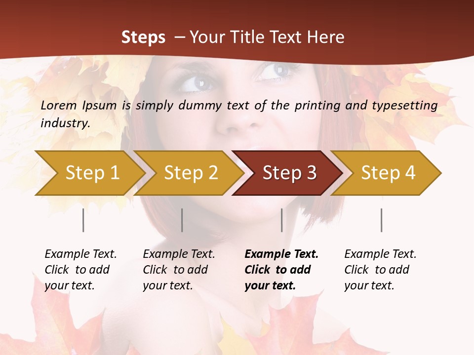 Glamour Elegance Adolescence PowerPoint Template