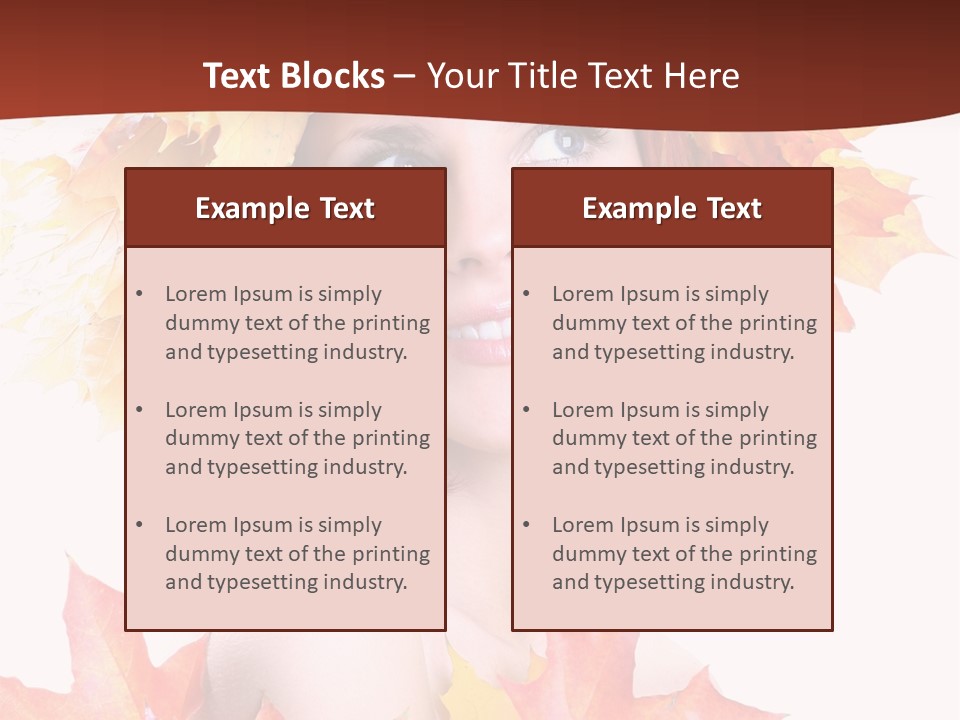 Glamour Elegance Adolescence PowerPoint Template