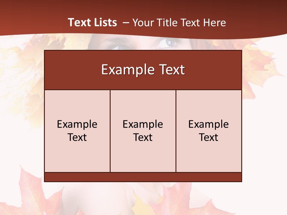 Glamour Elegance Adolescence PowerPoint Template