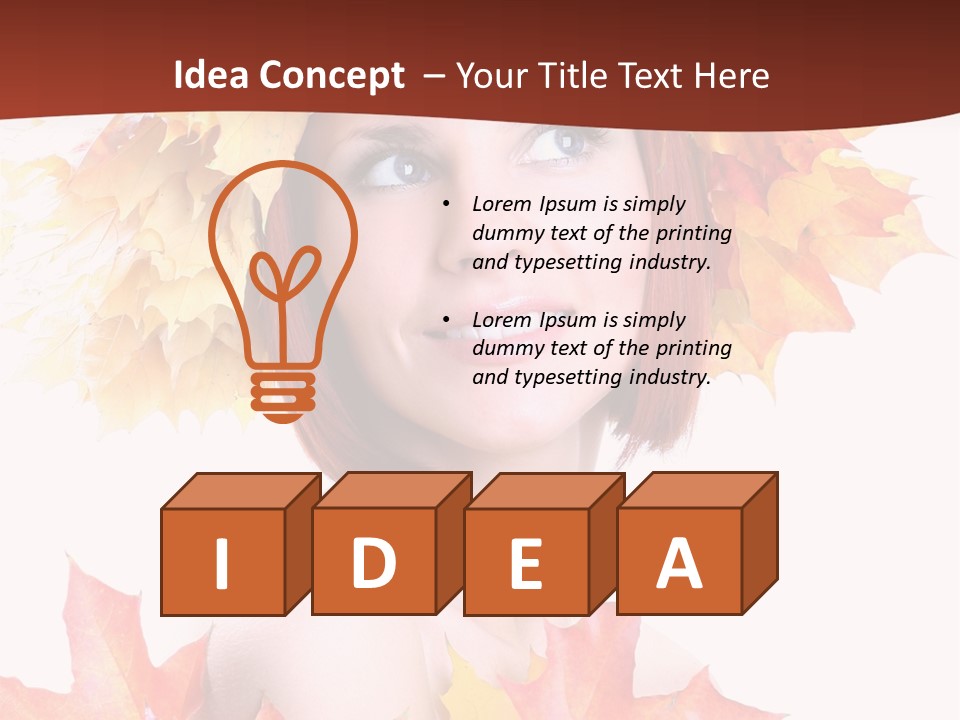 Glamour Elegance Adolescence PowerPoint Template