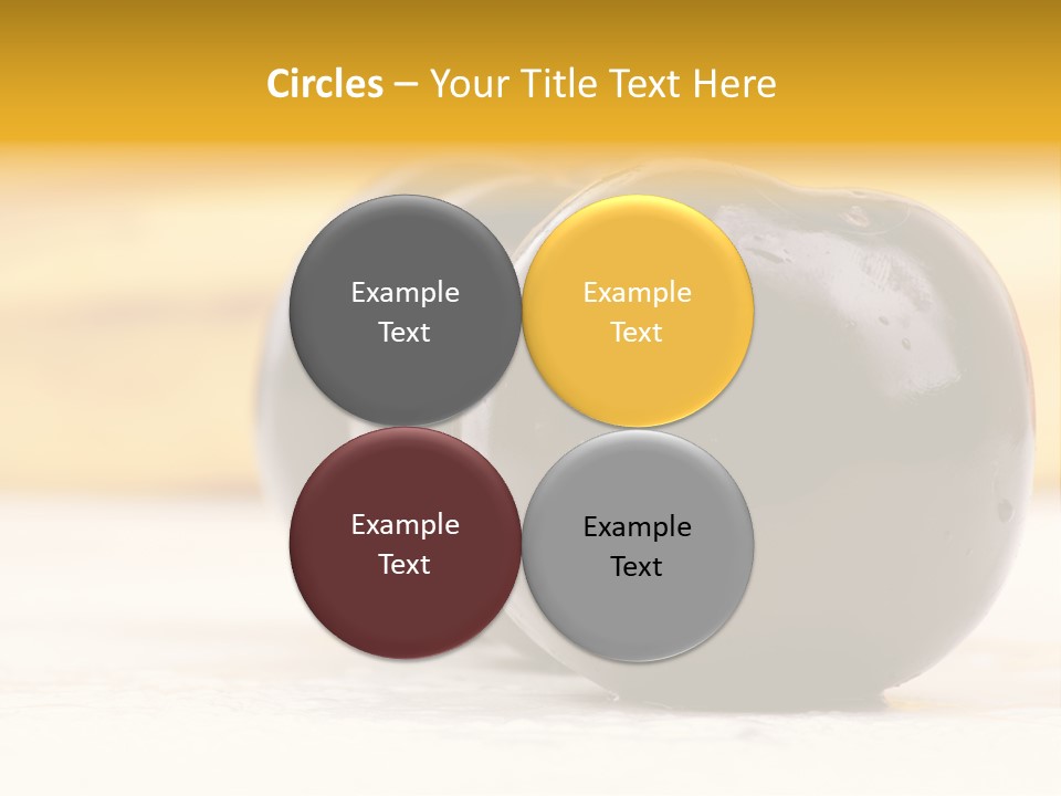 Row Isolated Lowcalorie PowerPoint Template