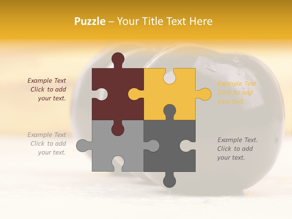 Row Isolated Lowcalorie PowerPoint Template
