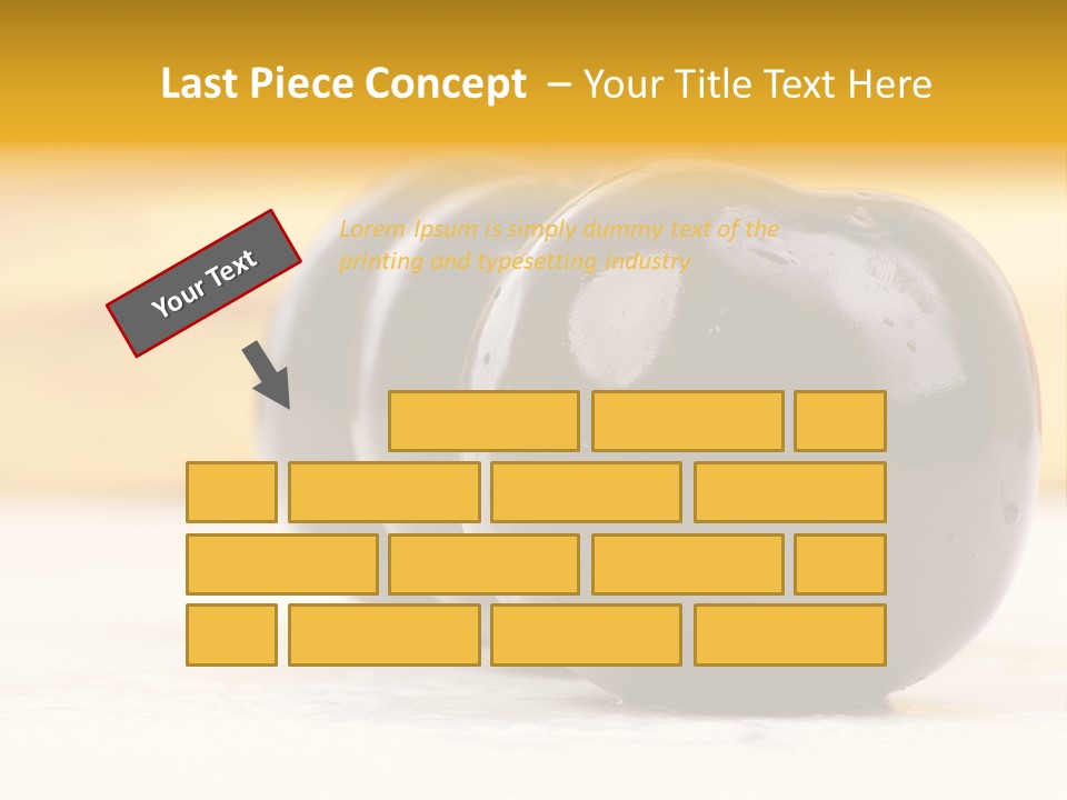 Row Isolated Lowcalorie PowerPoint Template