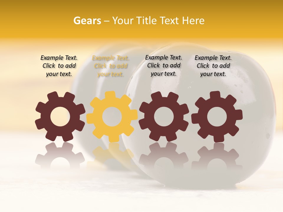 Row Isolated Lowcalorie PowerPoint Template