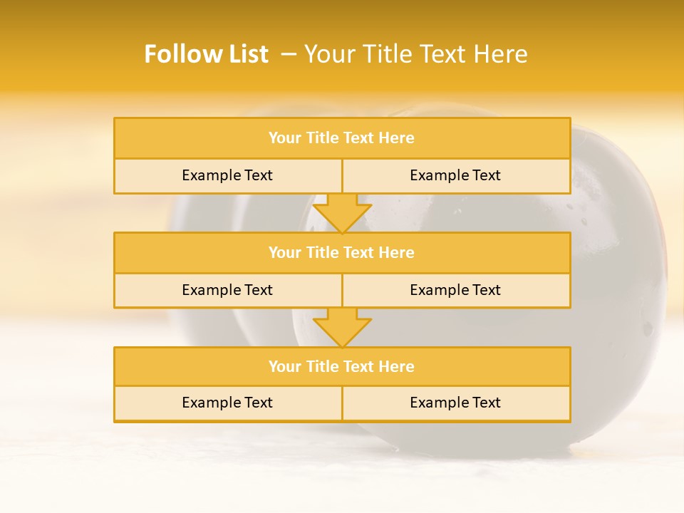 Row Isolated Lowcalorie PowerPoint Template