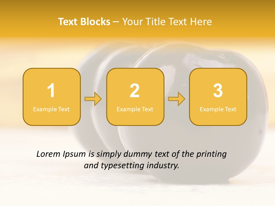 Row Isolated Lowcalorie PowerPoint Template
