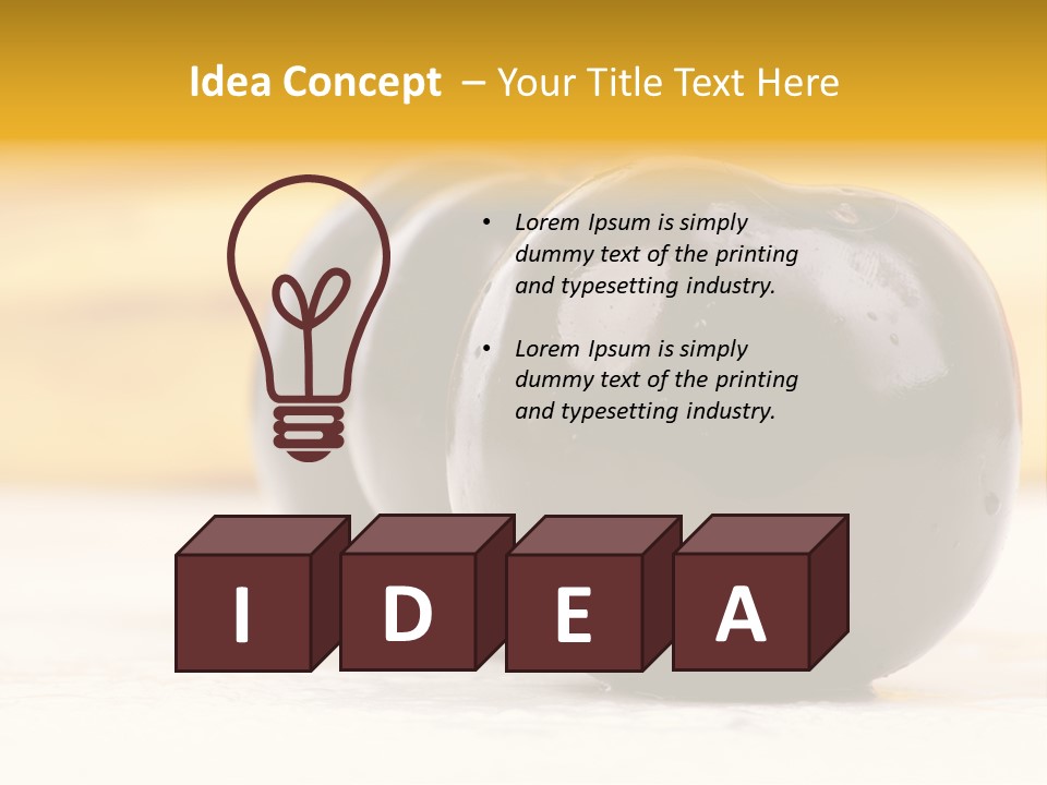 Row Isolated Lowcalorie PowerPoint Template