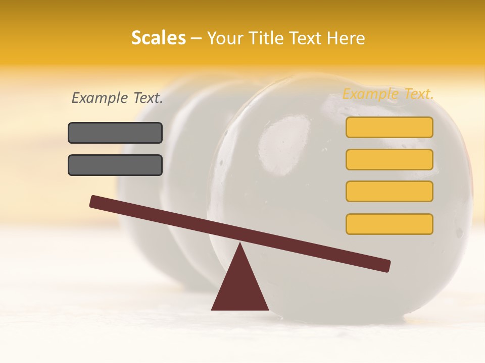 Row Isolated Lowcalorie PowerPoint Template