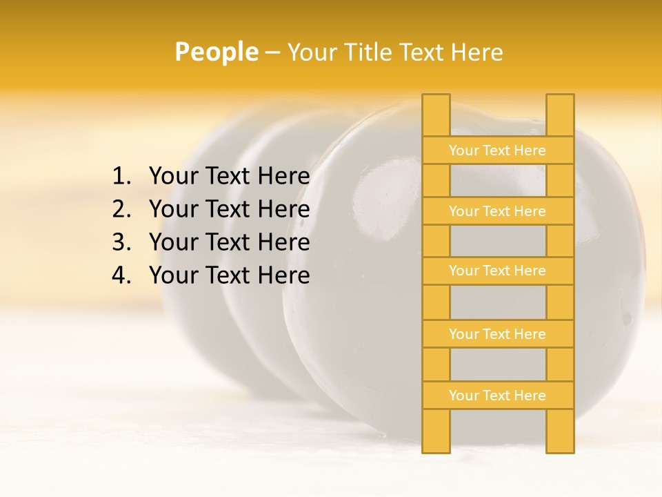 Row Isolated Lowcalorie PowerPoint Template