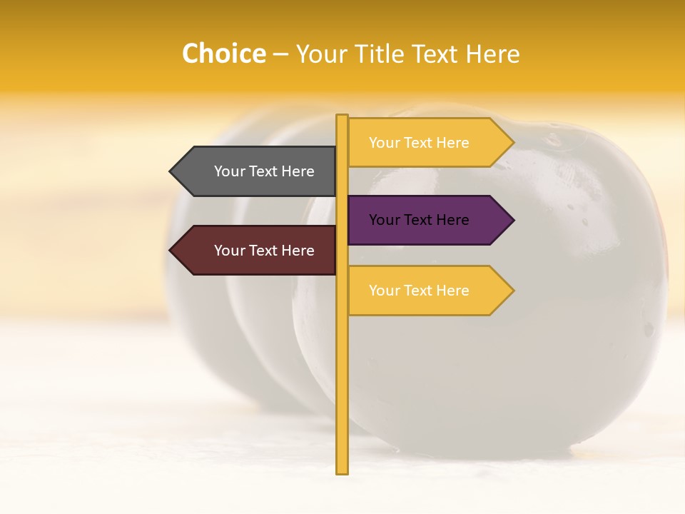 Row Isolated Lowcalorie PowerPoint Template