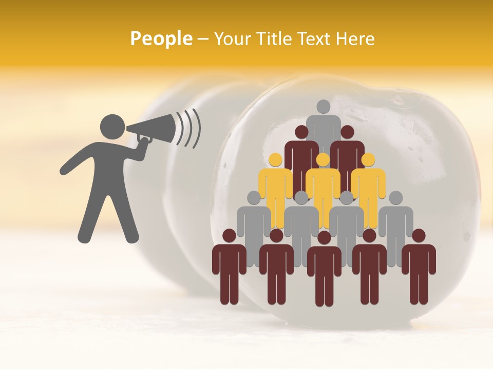 Row Isolated Lowcalorie PowerPoint Template