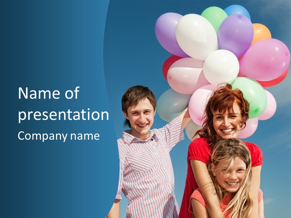 Family Cute Best PowerPoint Template