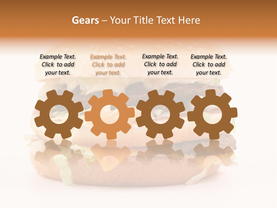 Healthy Fast Cheese PowerPoint Template