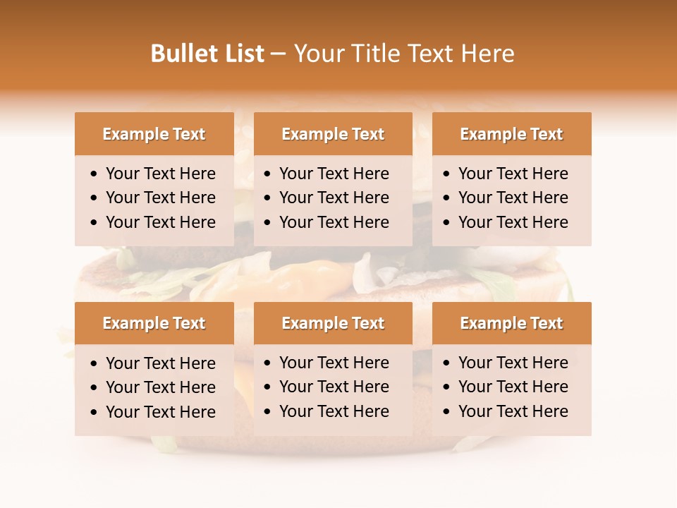 Healthy Fast Cheese PowerPoint Template